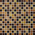 Wholesale 300X300mm Swimming Pool Tile Brown Mix Glass Mosaic